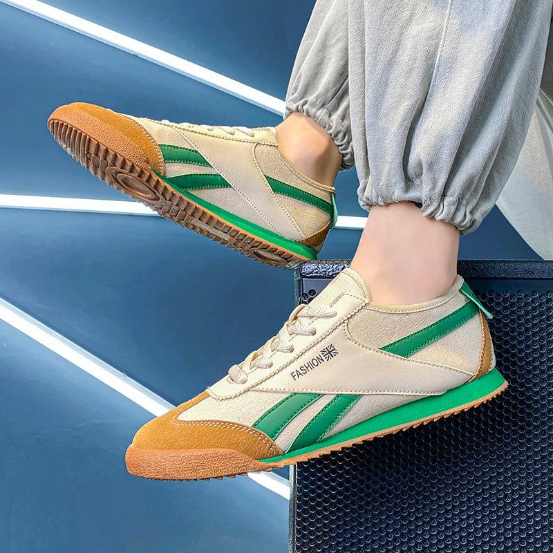 Original Yellow Canvas Shoes For Men Trend ow-cut Breathable Casual Running Sneakers Man Fashion Lightweight Men's Sports Shoes