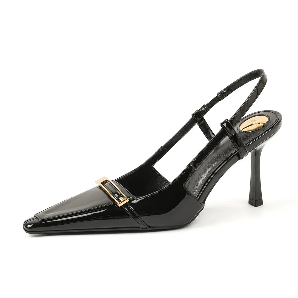 Point Toe Slingback Pumps
