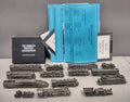 Set of 14 Vintage Franklin Mint Pewter Locomotives