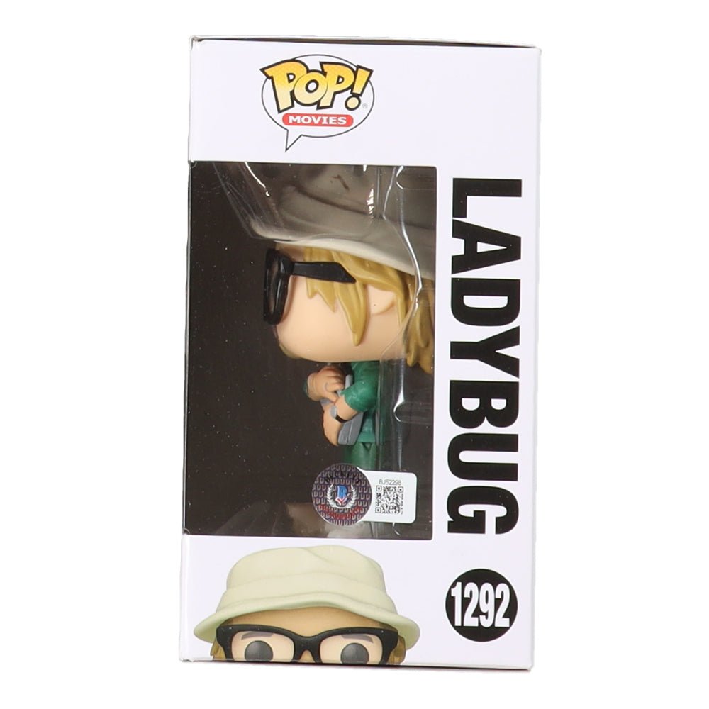 Brad Pitt Signed "Bullet Train" #1292 Ladybug Funko Pop! Vinyl Figure (Beckett)