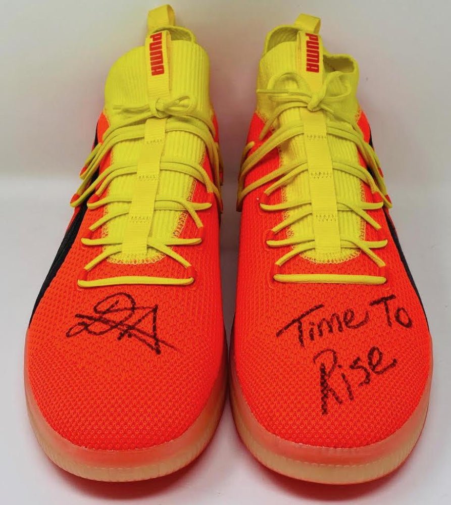 Deandre Ayton Signed Puma Clyde Shoes (Game Day Legends & Steiner) LE #1/22