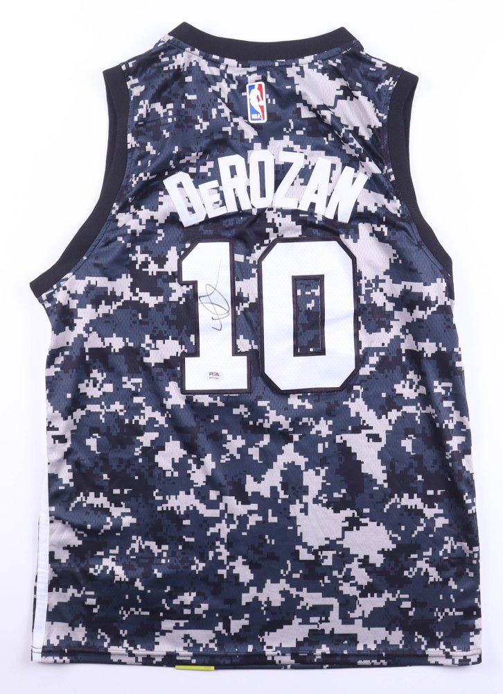 DeMar DeRozan Signed Jersey (PSA) San Antonio Spurs