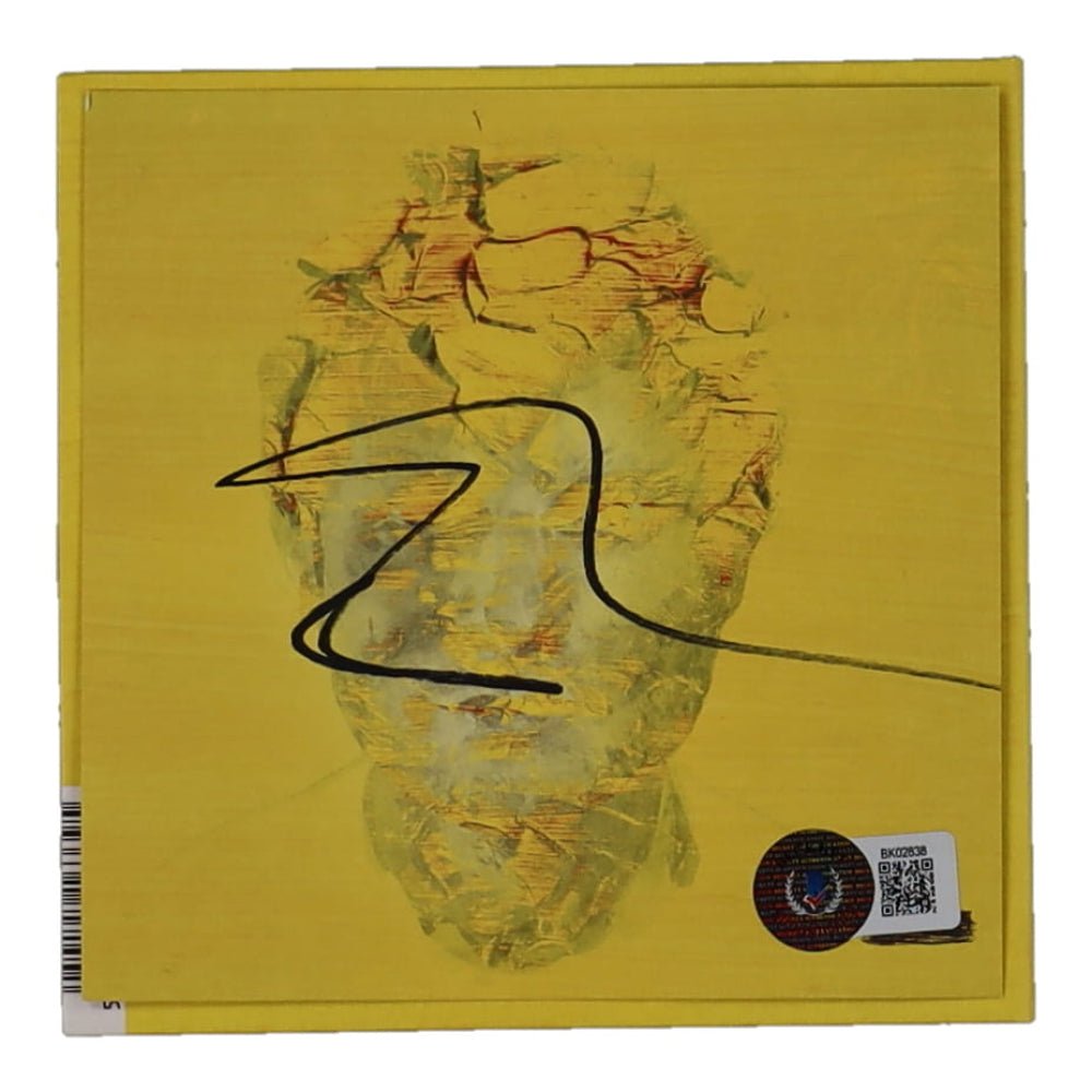 Ed Sheeran Signed "Subtract" CD Insert With Disc (Beckett)