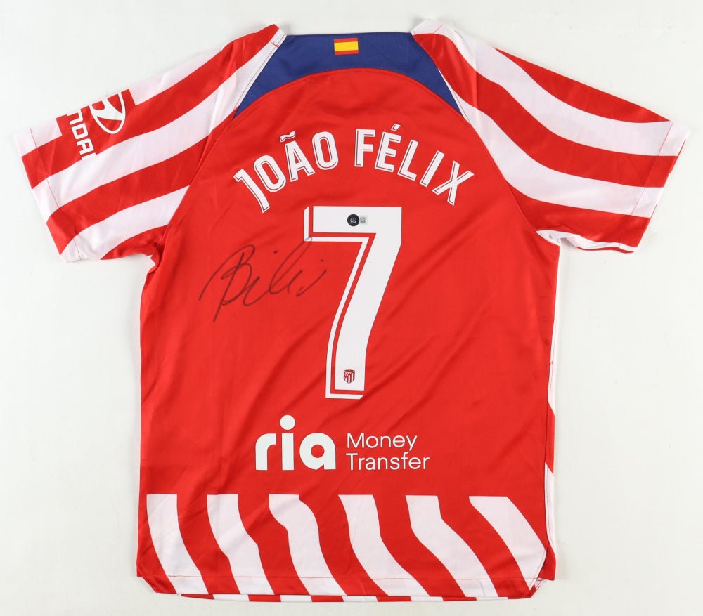 Joao Felix Signed Club Atletico de Madrid Jersey (Beckett)