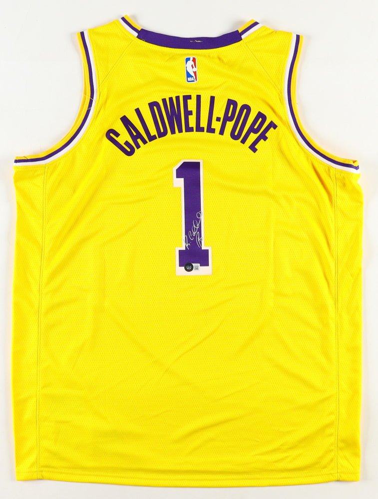 Kentavious Caldwell-Pope Signed Lakers Jersey XL (Beckett) Los Angeles Lakers
