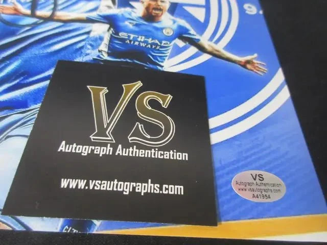 Kevin De Bruyne Manchester City Signed 8x10 Photo VSA COA