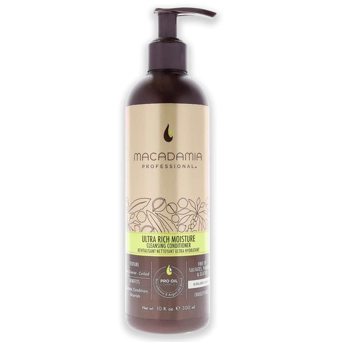 Macadamia Hair Ultra Rich Moisture Cleansing Conditioner - 10 Oz