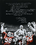 Marty Lyons Signed Alabama 16x20 Photo, Inscribed (Steiner)
