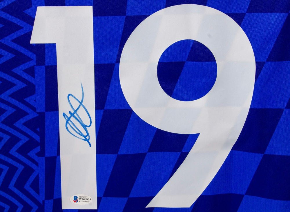 Mason Mount Signed Chelsea 2021 Home Jersey (Beckett)