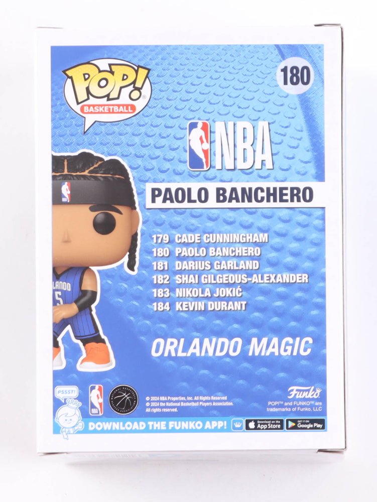 Paolo Banchero Signed "Magic" #180 Funko Pop! Vinyl Figure (JSA) JSA Witnessed