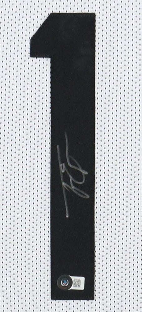 Travis Etienne Signed Custom Framed Jersey Display (Beckett)