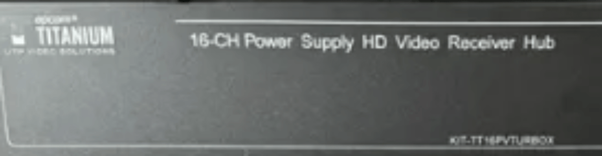 UTP Video Solution Epcom Titanium 16-CH Power Supply HD Video Receiver Hub