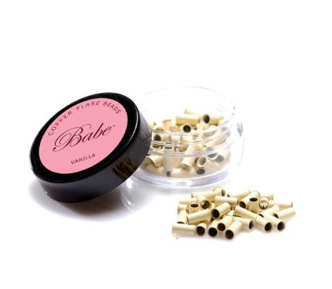 Babe Flare Beads 3.5mm for I-Tip Hair Extensions, 100 Beads per Container