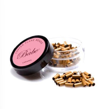 Babe Flare Beads 3.5mm for I-Tip Hair Extensions, 100 Beads per Container
