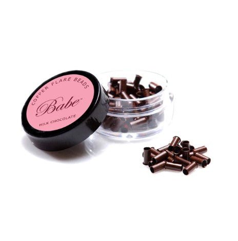 Babe Flare Beads 3.5mm for I-Tip Hair Extensions, 100 Beads per Container