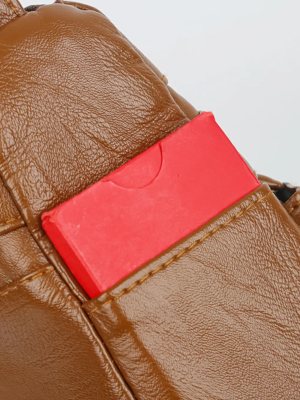 PU Leather Adjustable Strap Shoulder Bag