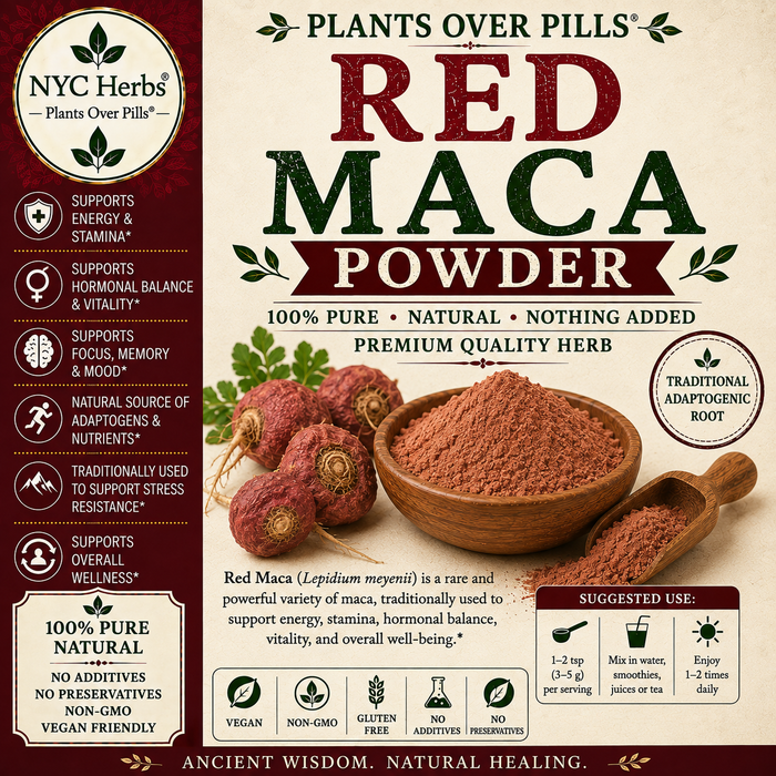 Red Maca Root | Hormone balance, skin health, and women's wellness
