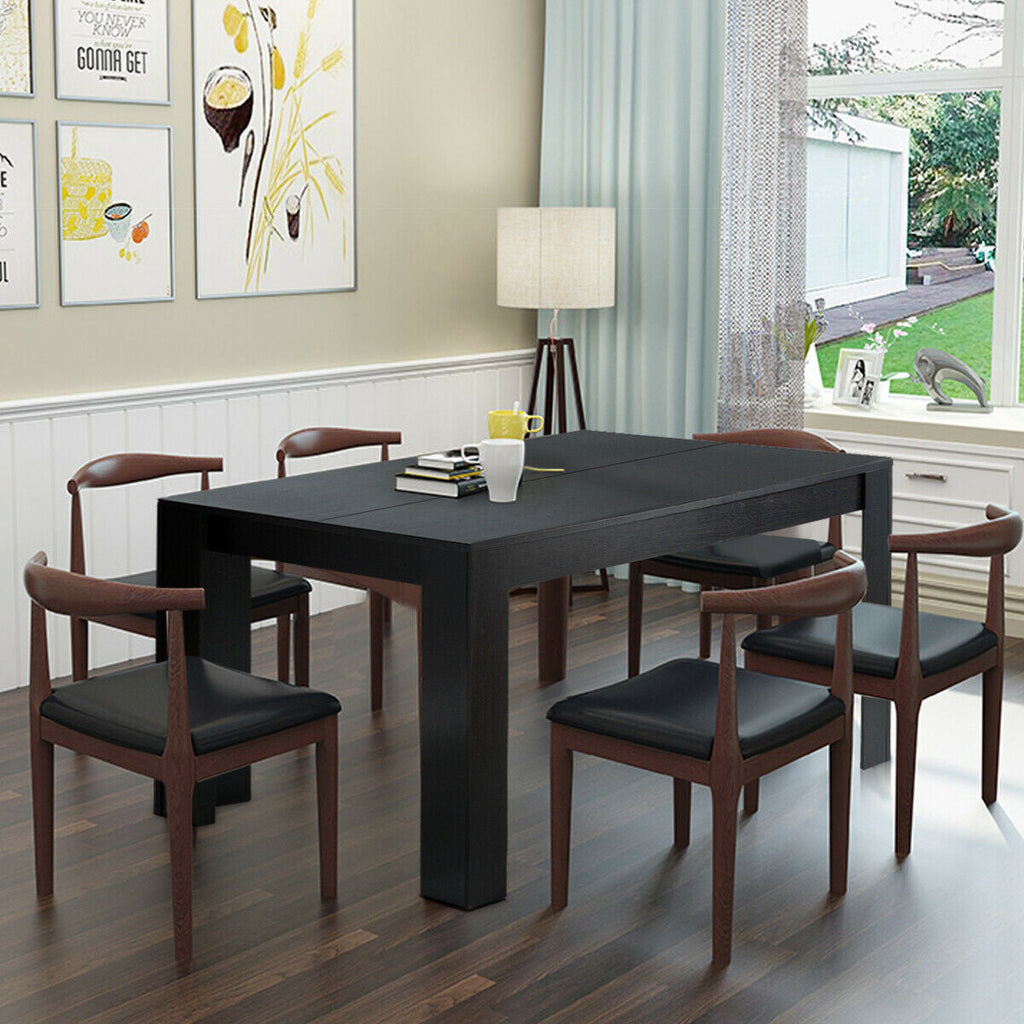 63 Inch Rectangular Modern Dining Kitchen Table
