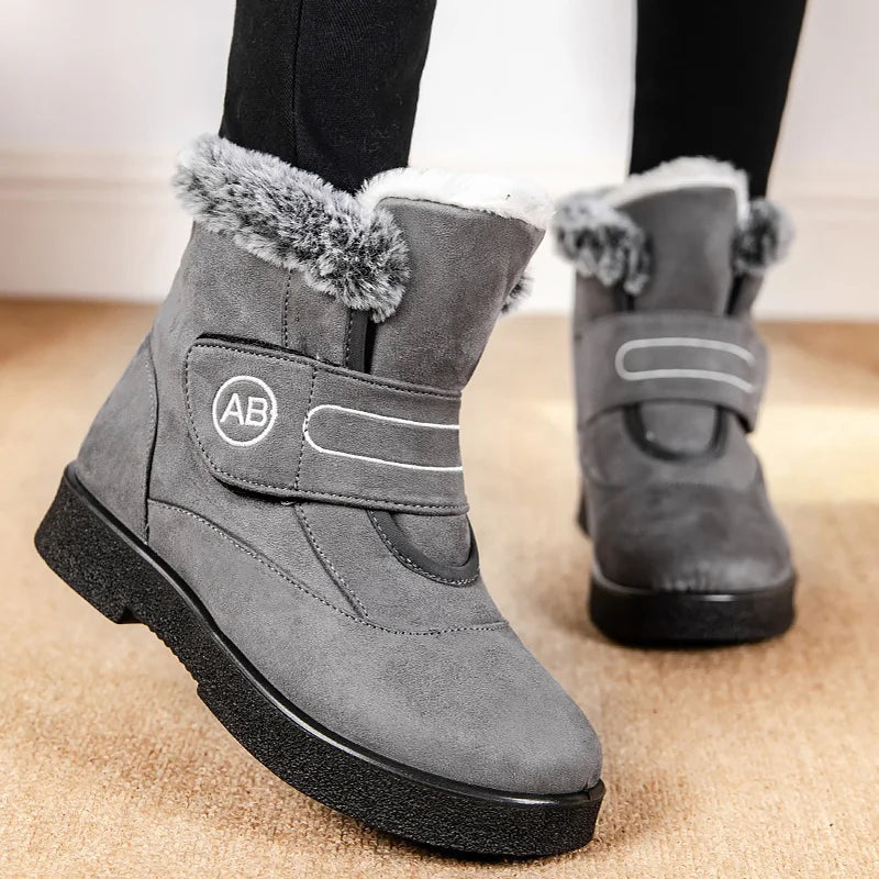 Snow Boots Women Flat Shoes Woman Platform Boots For Women Fashion Keep Warm Shoes For Women New Plush Winter Boots Botas Mujer