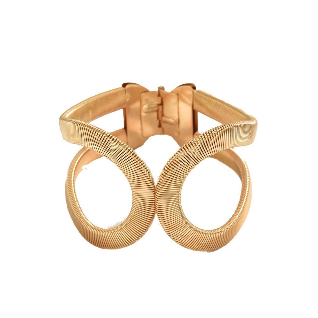 Unique Coil Spring Bangle Statement Wrist Accessory (MAC416)