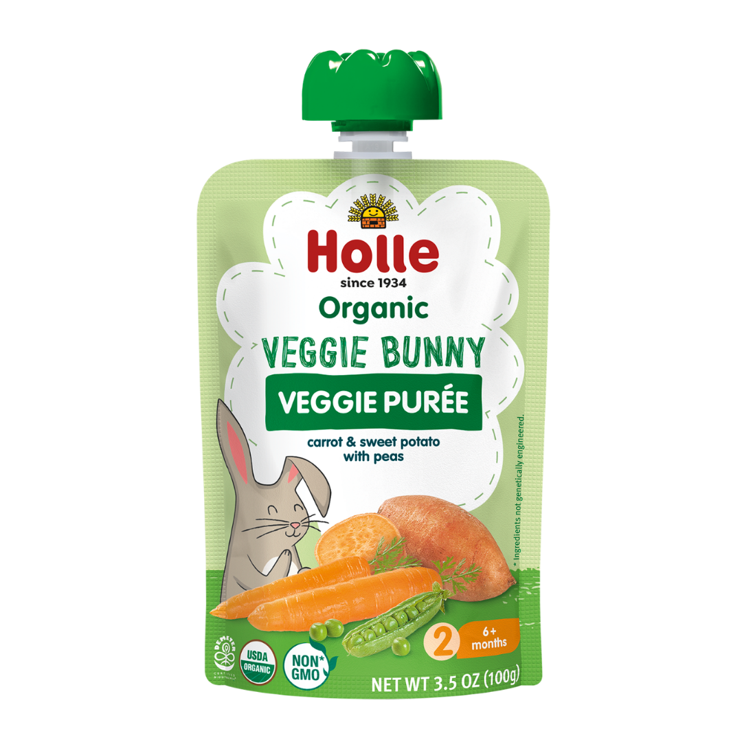 Holle Organic Veggie Bunny - Veggie Purée Pouches