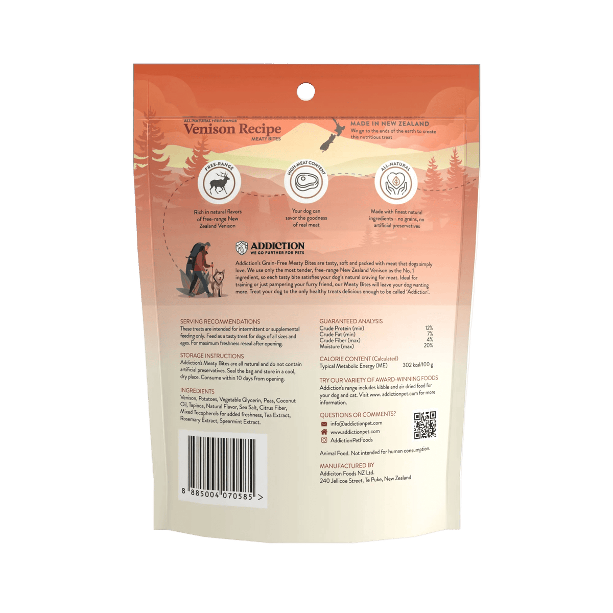 Venison Meaty Bites - Hypoallergenic Dog Treats
