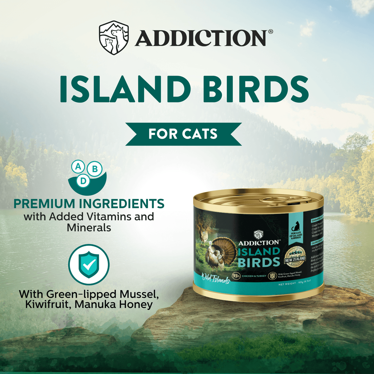 Wild Islands Canned Cat Food Mix Flavor Bundle 185g