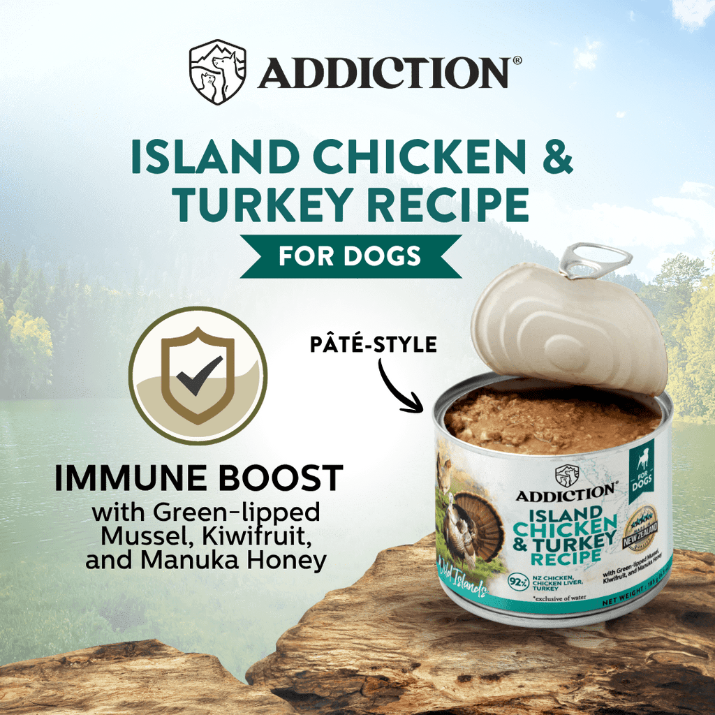 Wild Islands Island Chicken & Turkey Recipe Premium Grain-free Canned Dog Food 185g