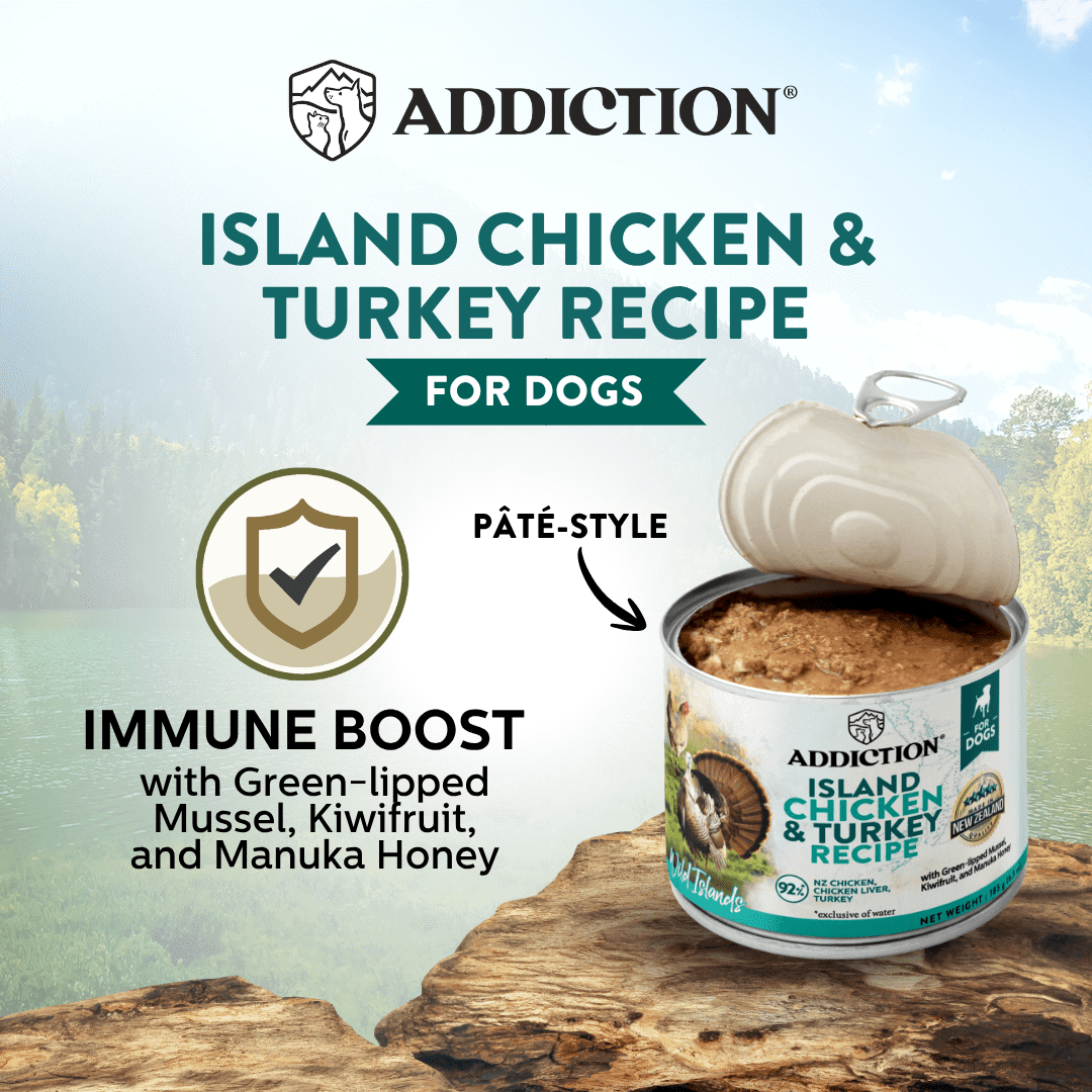 Wild Islands Island Chicken & Turkey Recipe Premium Grain-free Canned Dog Food 185g