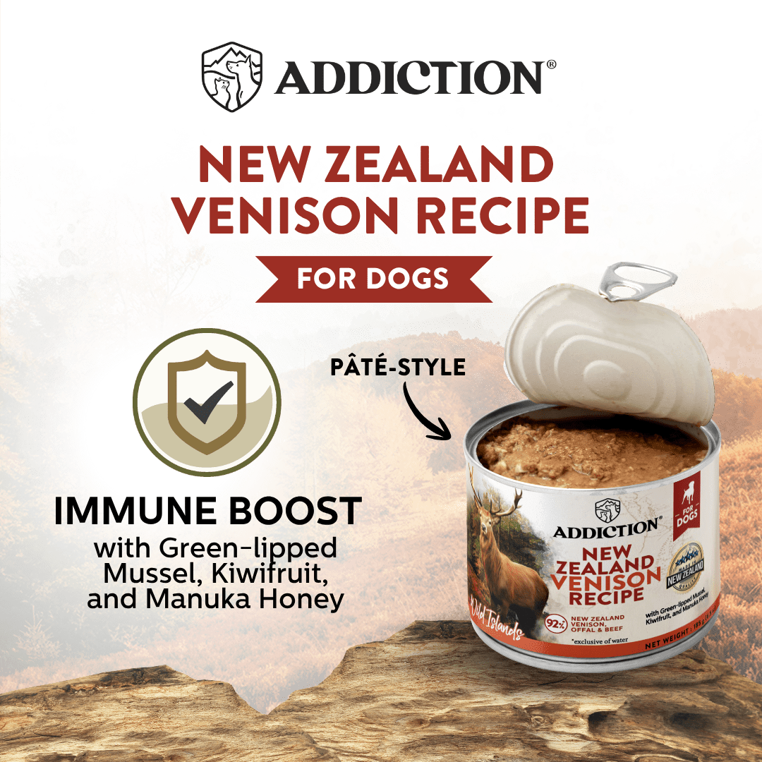 Wild Islands New Zealand Venison Recipe Premium Grain-free Canned Dog Food 185g