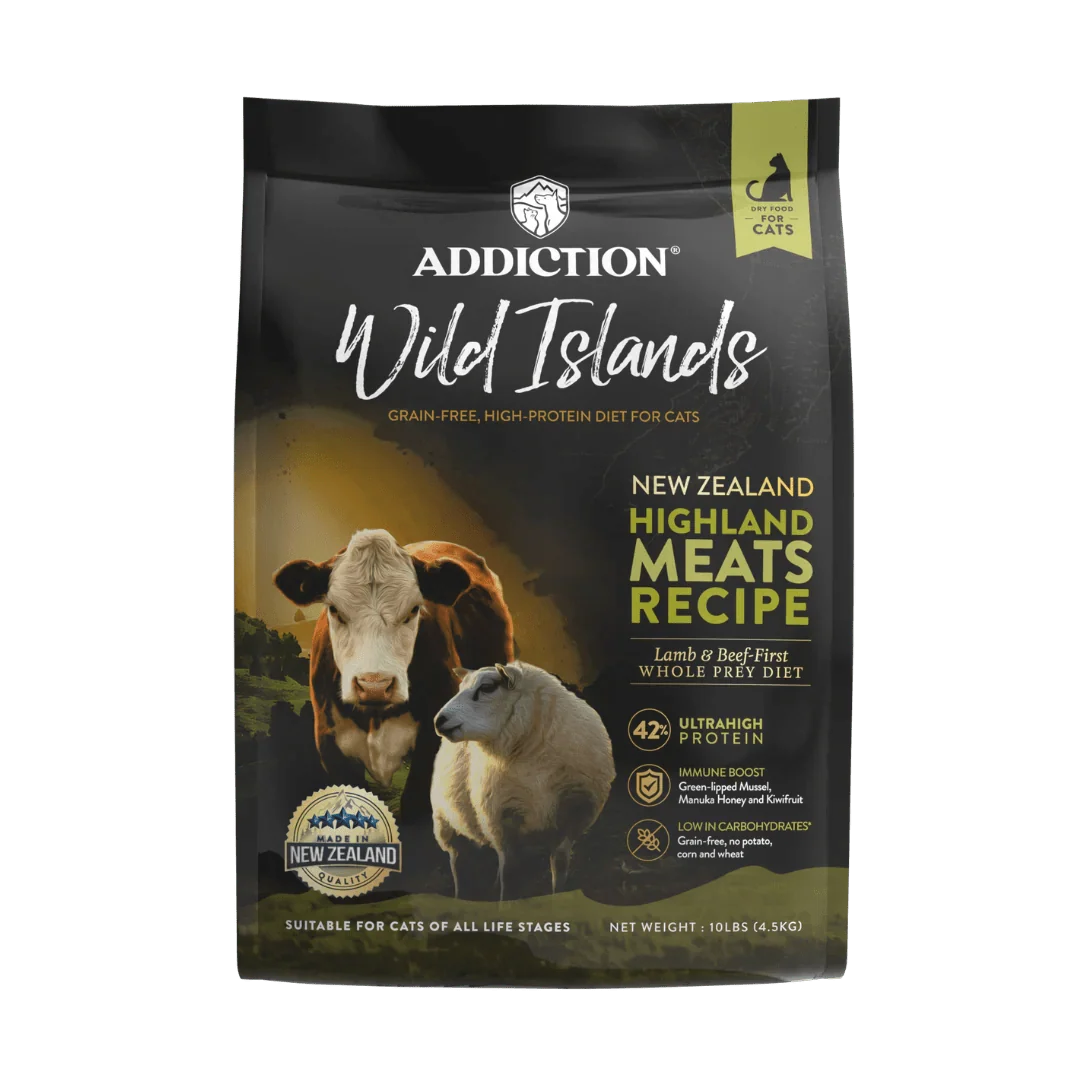 Wild Islands Highland Meats Grass-Fed Beef & Lamb Recipe Dry Cat Food