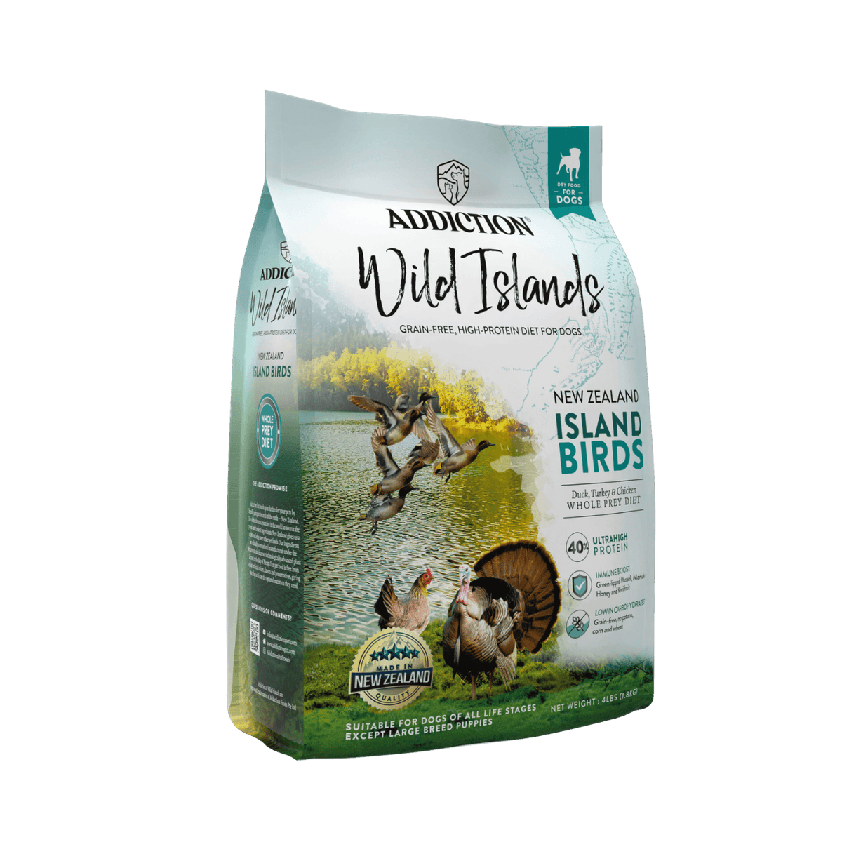 Wild Islands Island Bird Premium Duck Turkey & Chicken Dry Dog Food