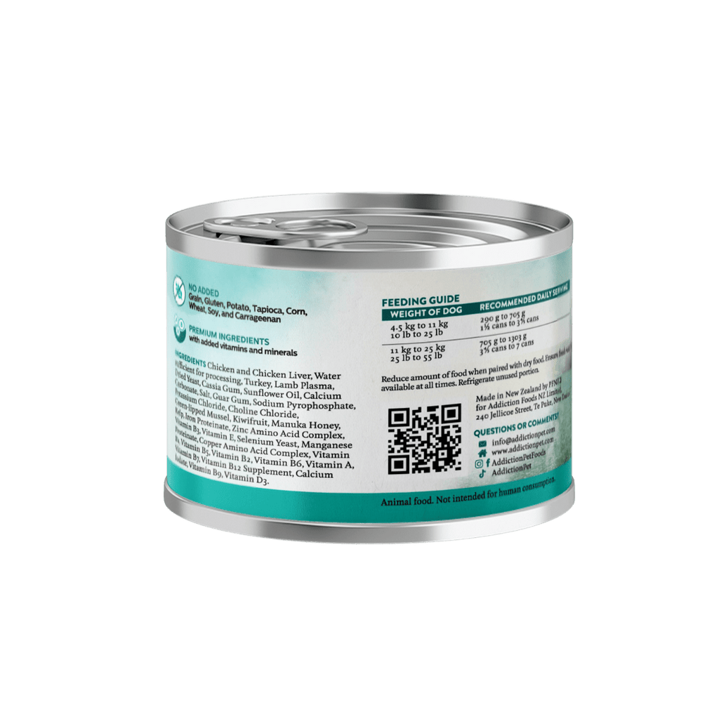 Wild Islands Island Chicken & Turkey Recipe Premium Grain-free Canned Dog Food 185g