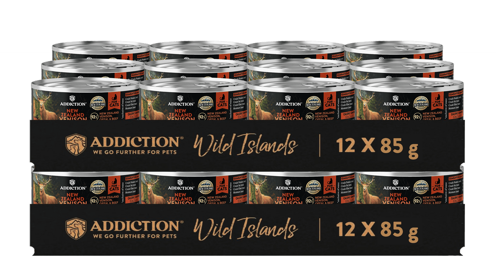 Wild Islands New Zealand Venison Recipe Premium Grain-free Canned Cat Food 85g