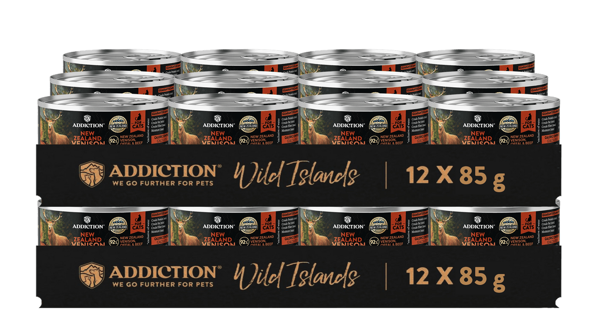 Wild Islands New Zealand Venison Recipe Premium Grain-free Canned Cat Food 85g