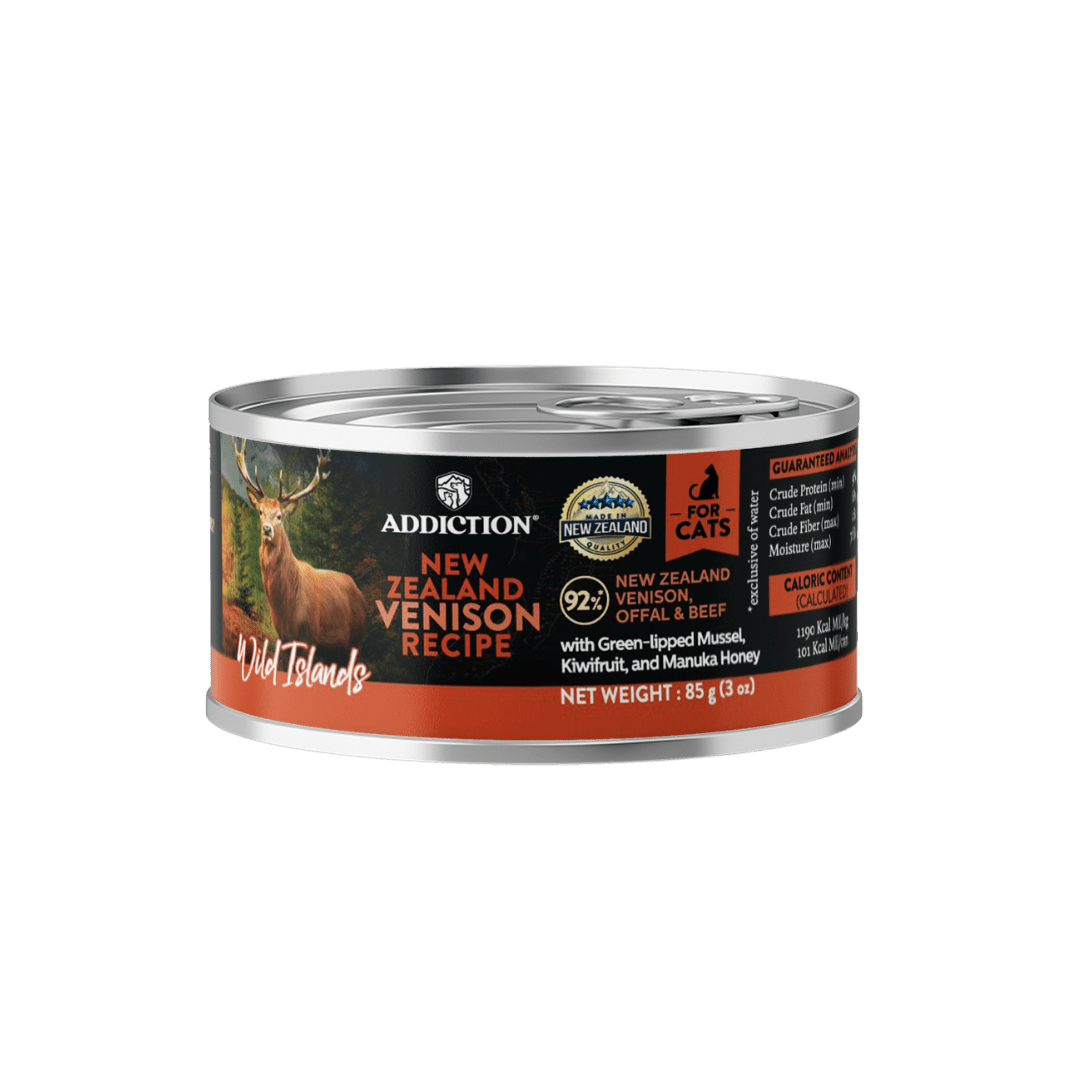 Wild Islands New Zealand Venison Recipe Premium Grain-free Canned Cat Food 85g