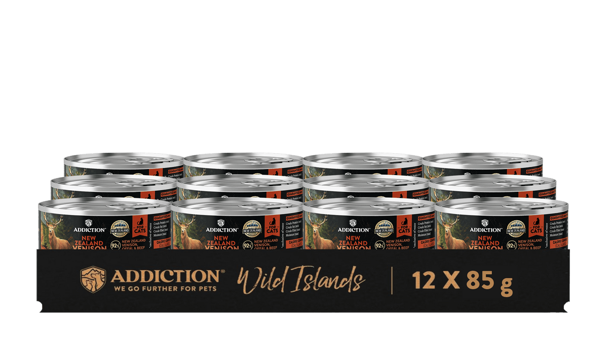 Wild Islands New Zealand Venison Recipe Premium Grain-free Canned Cat Food 85g