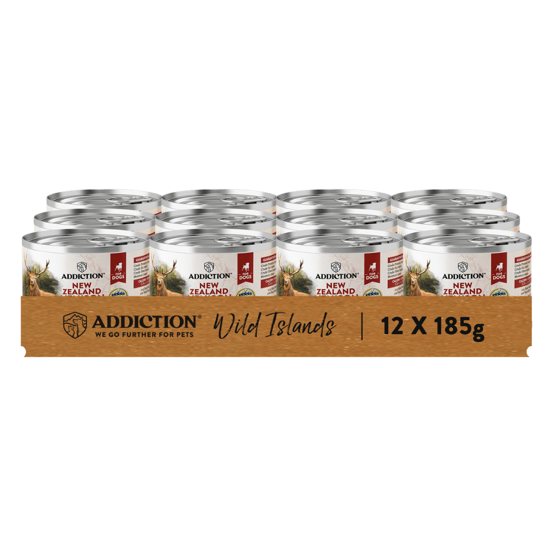 Wild Islands New Zealand Venison Recipe Premium Grain-free Canned Dog Food 185g