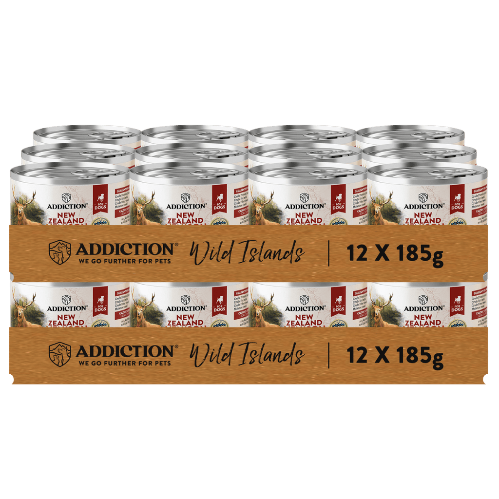 Wild Islands New Zealand Venison Recipe Premium Grain-free Canned Dog Food 185g