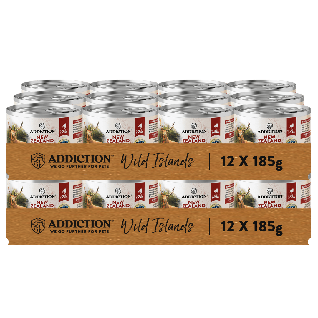 Wild Islands New Zealand Venison Recipe Premium Grain-free Canned Dog Food 185g