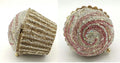 Women Blue Cupcake Evening Bag Crystal Clutch Purses Wedding Bridal Rhinestone Handbag Party Minaudiere Bag