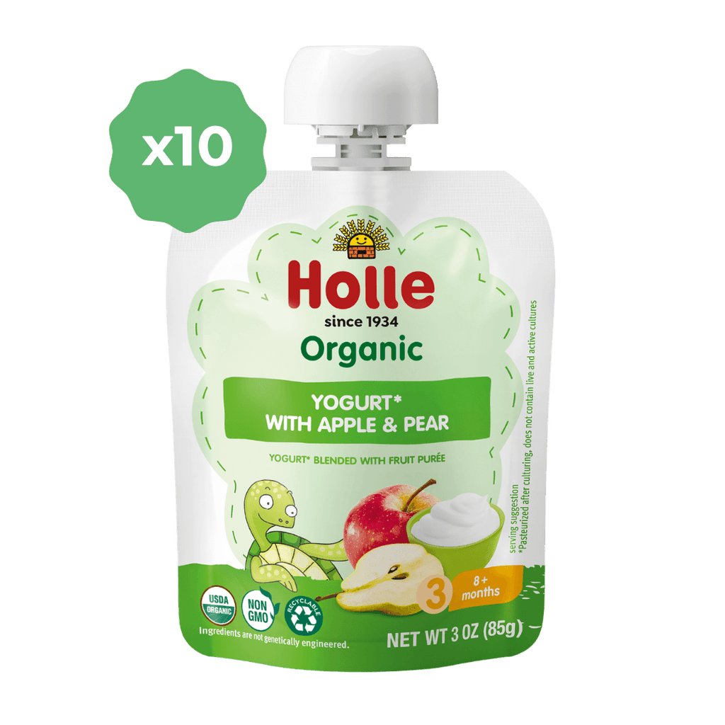 Holle Organic Apple & Pear Yogurt Pouches