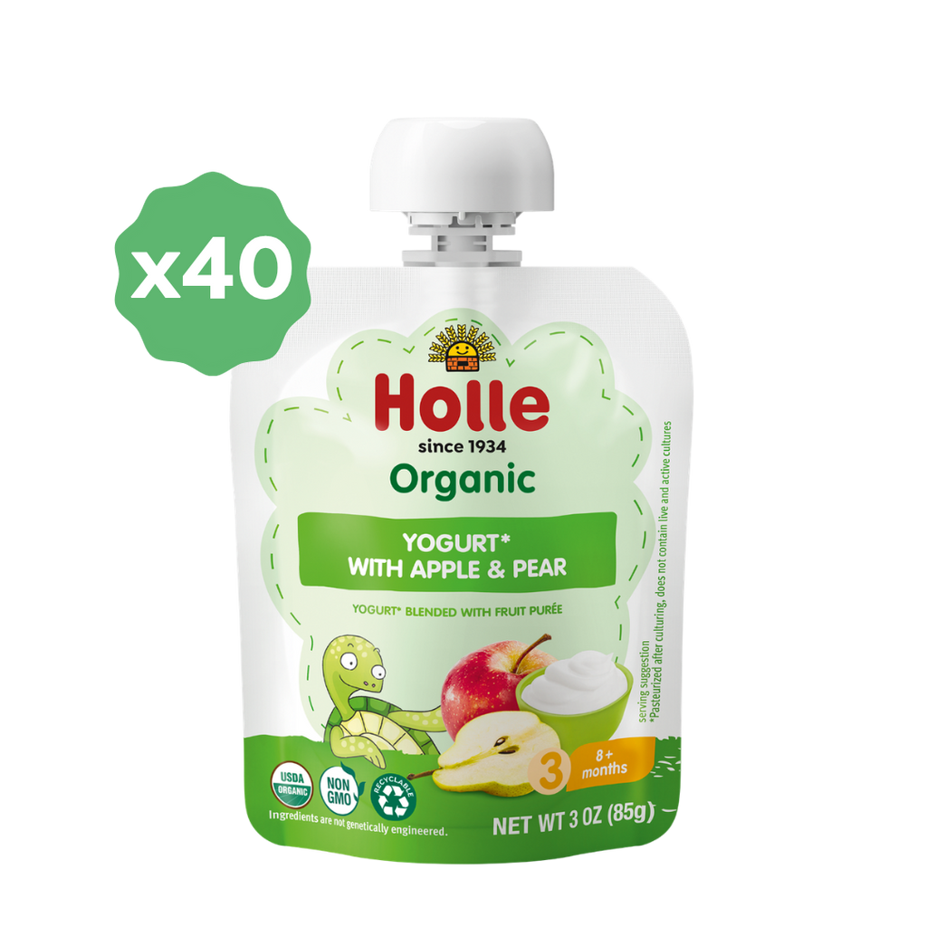 Holle Organic Apple & Pear Yogurt Pouches
